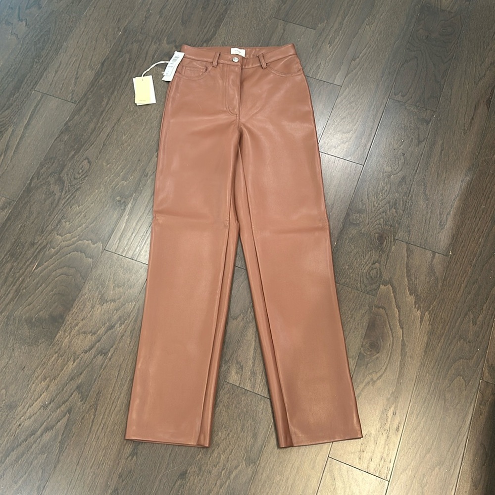 Aritzia, Wilfred Melina leather Pant size 0